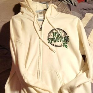 Michigan State zip up hoodie